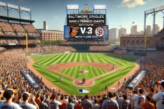 Baltimore Orioles vs San Francisco Giants Match Player Stats