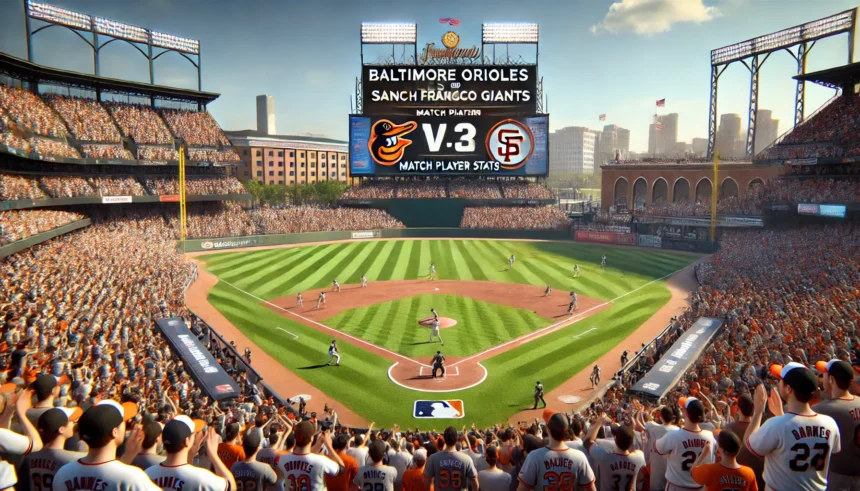 Baltimore Orioles vs San Francisco Giants Match Player Stats